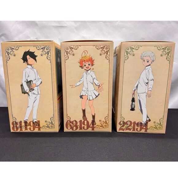 Aniplex The Promised Neverland Norman, Emma, & Ray Stair Figure Set W/ Boxes - Picture 4 of 14